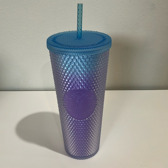 Starbucks Other - Starbucks Purple Blue Studded Gradient Cold Cup Tumbler  Venti‎ 24oz